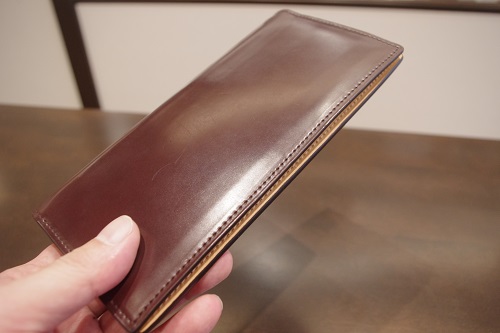 コードバン薄型長財布